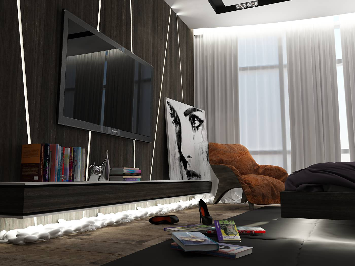 Спальня в новом ЖК, 2019