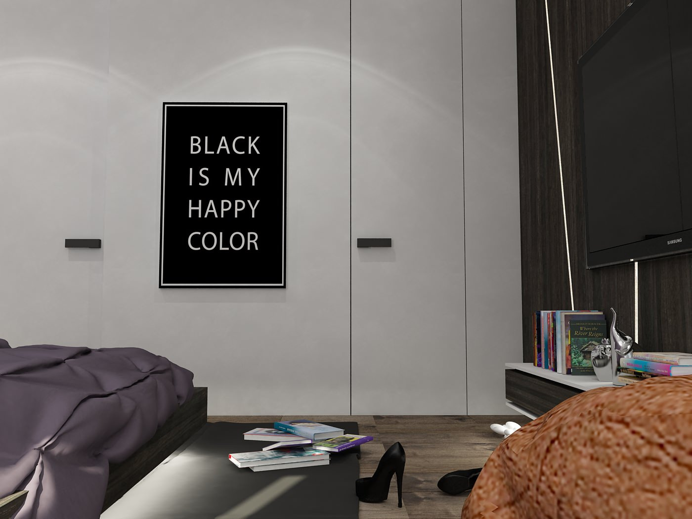 Спальня в новом ЖК, 2019