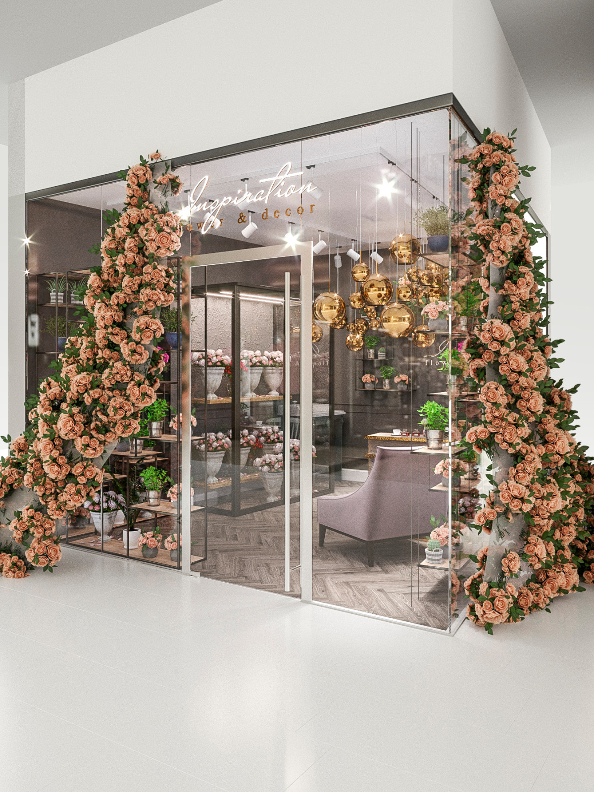 Цветочный магазин, Башня Федерация, 2018