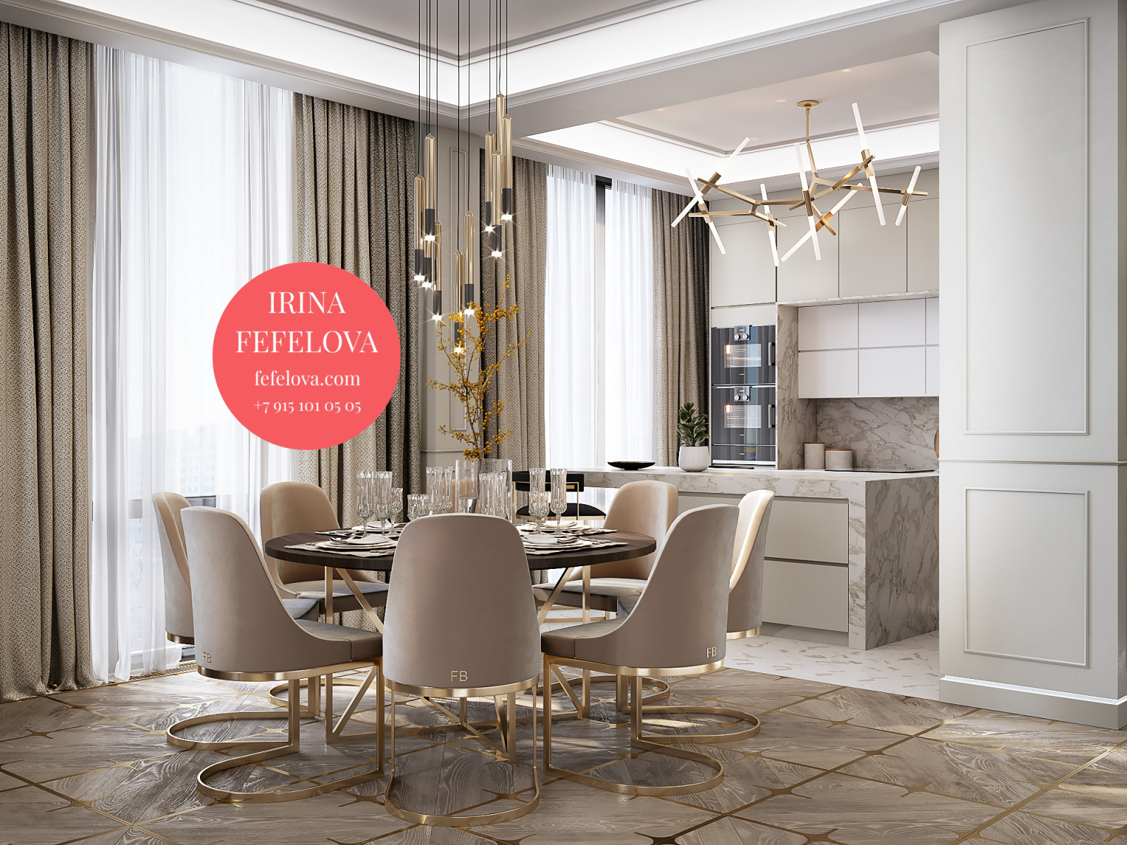 Гостиная-кухня