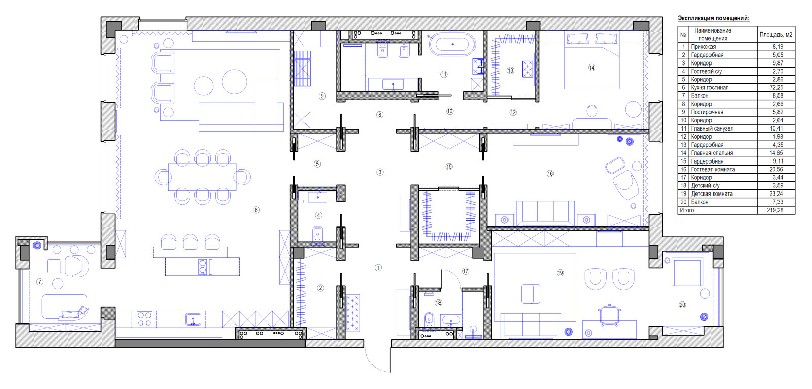 План квартиры