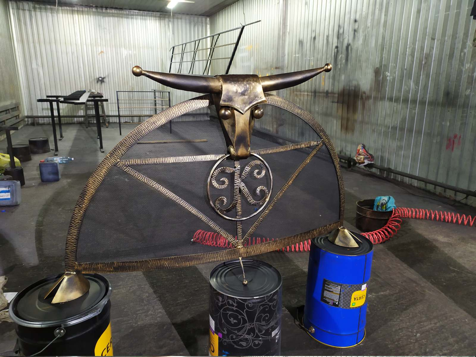 Обложка проекта: каминные аксессуары