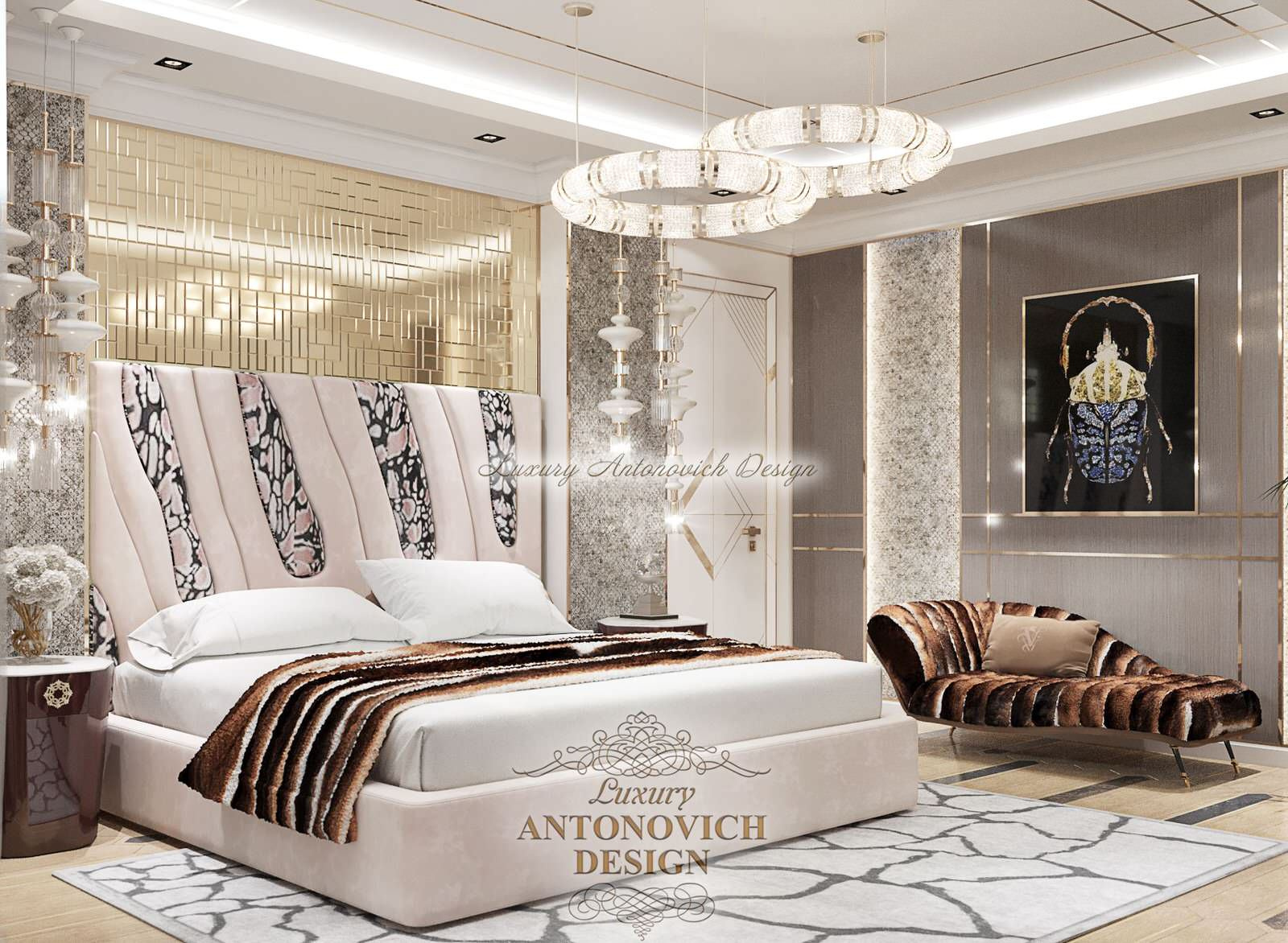 Стильный дизайн квартиры от Luxury Antonovich Design