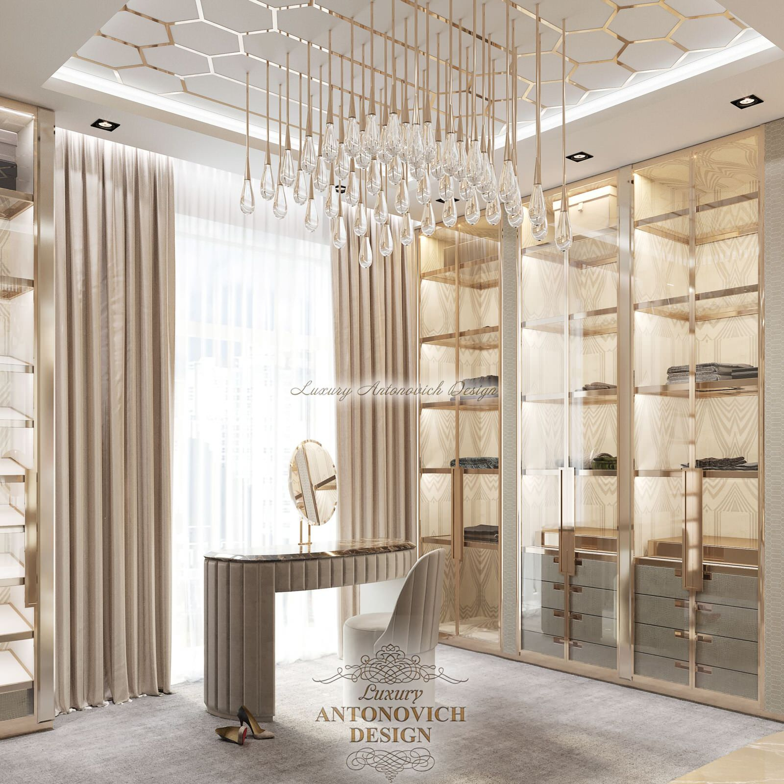 Стильный дизайн квартиры от Luxury Antonovich Design