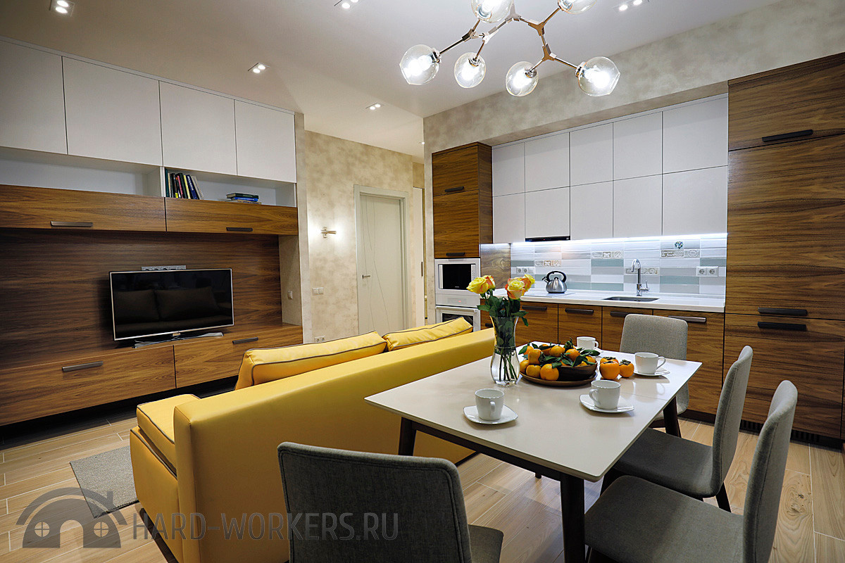 ЖК Дыхание, студия со спальней по проекту