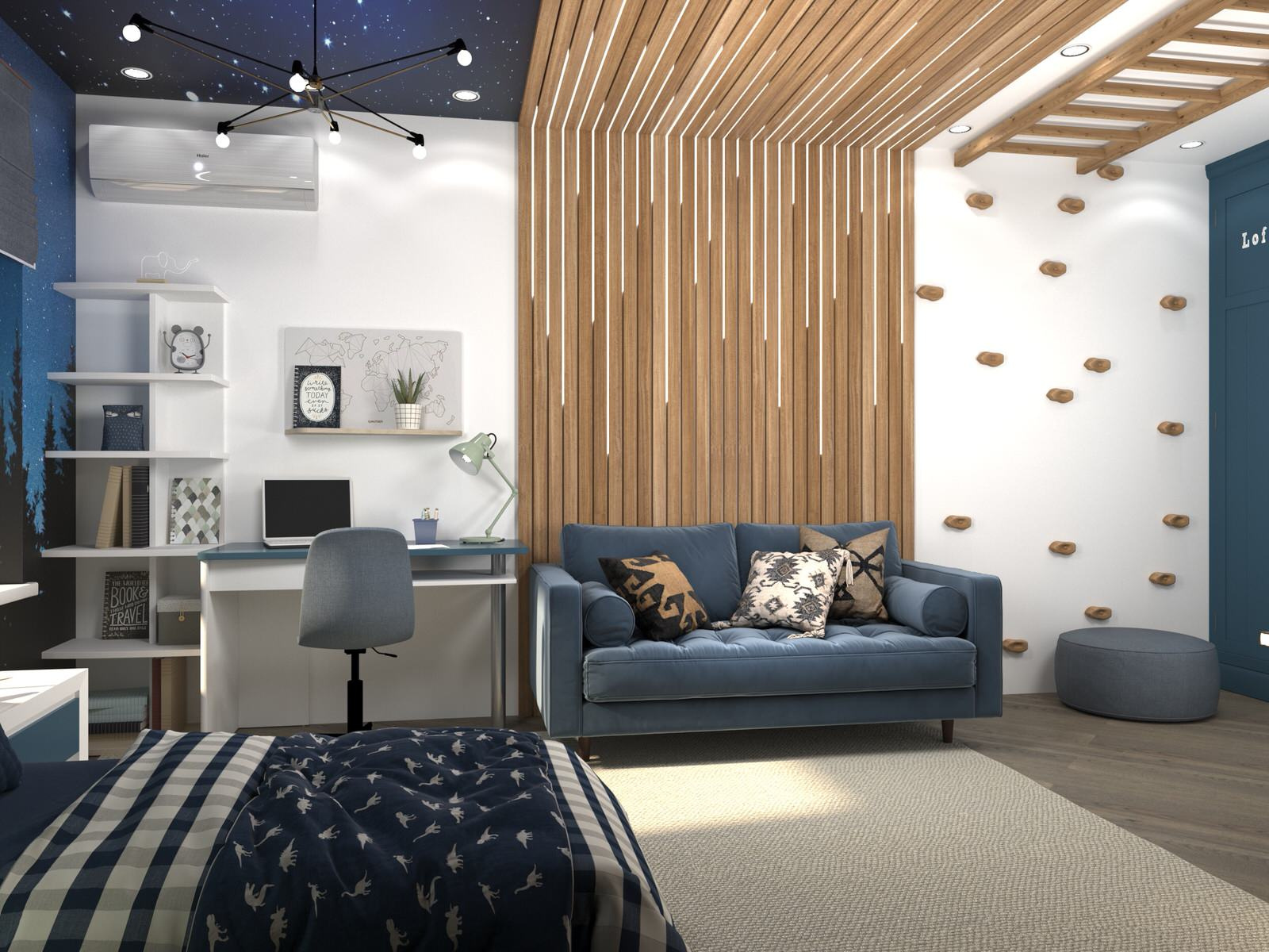 Комната для мальчика 9 лет