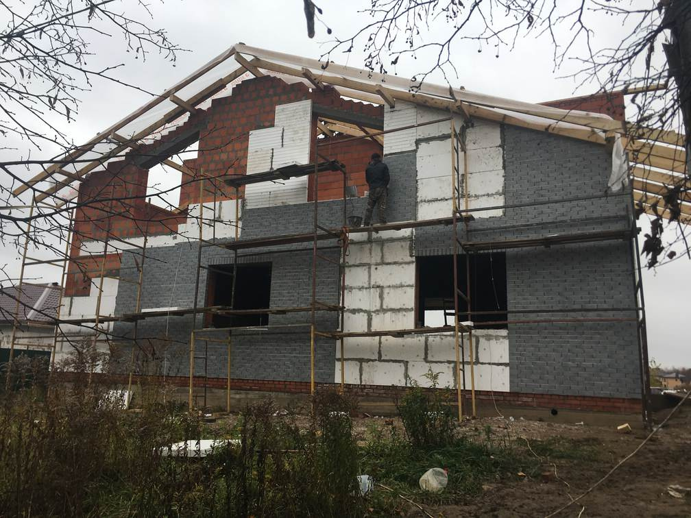 Строительство дома. Рассвет 2019 год.