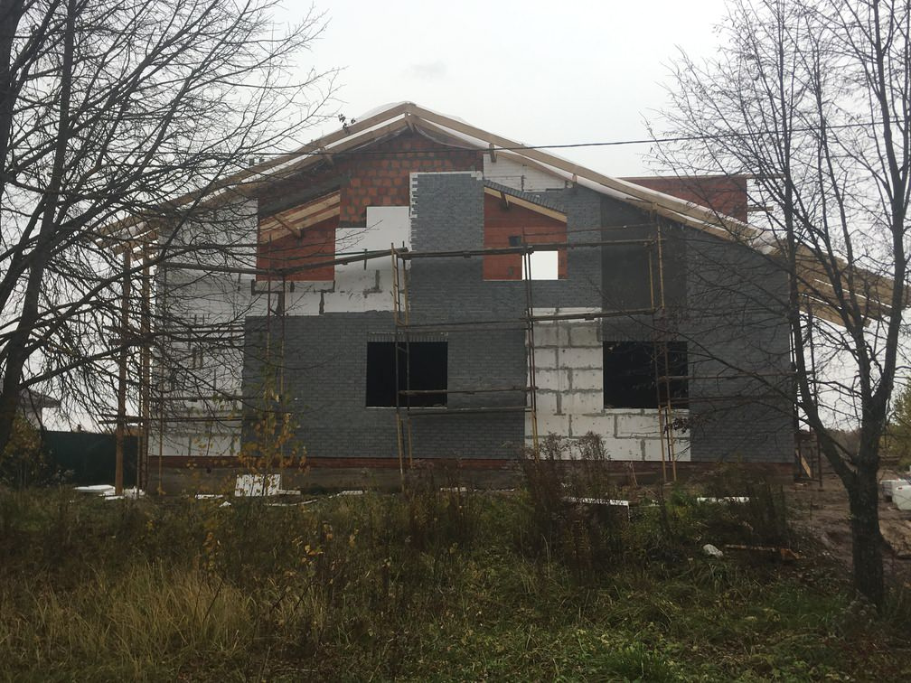 Строительство дома. Рассвет 2019 год.