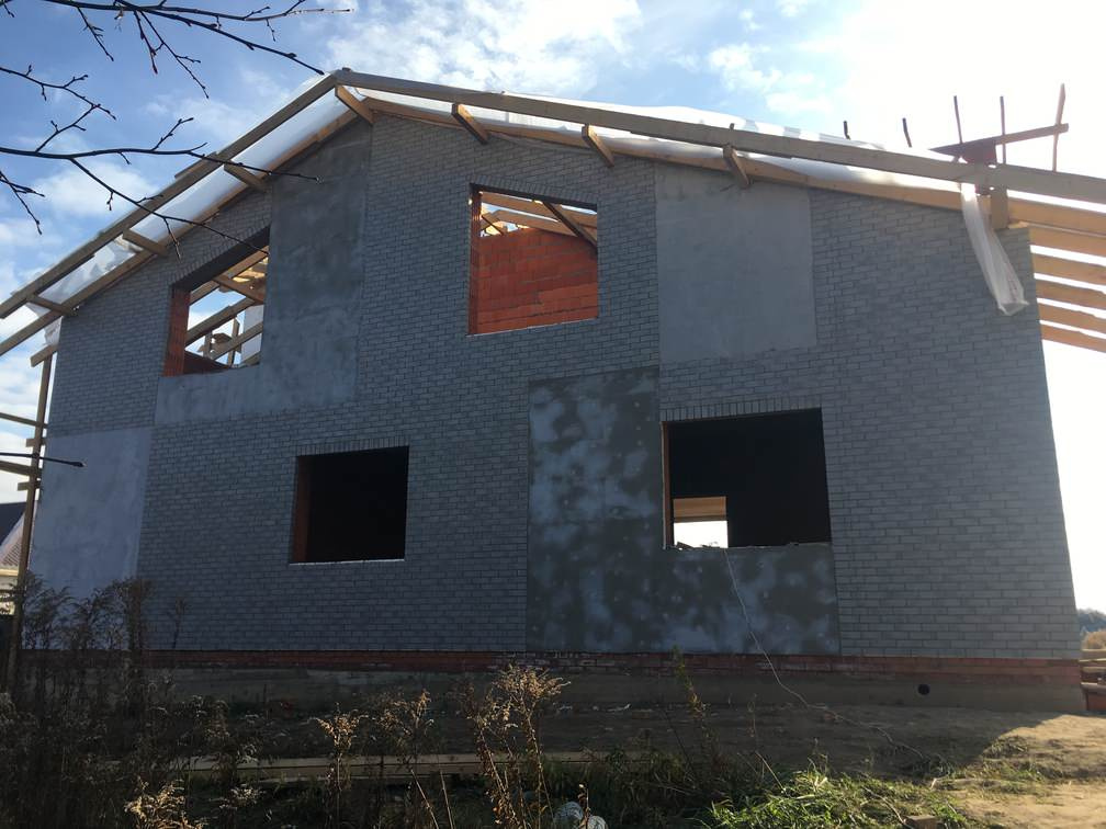 Строительство дома. Рассвет 2019 год.