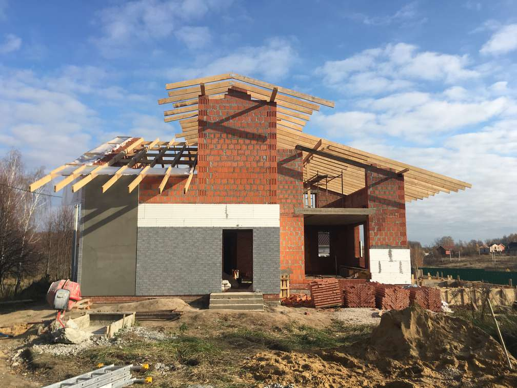 Строительство дома. Рассвет 2019 год.