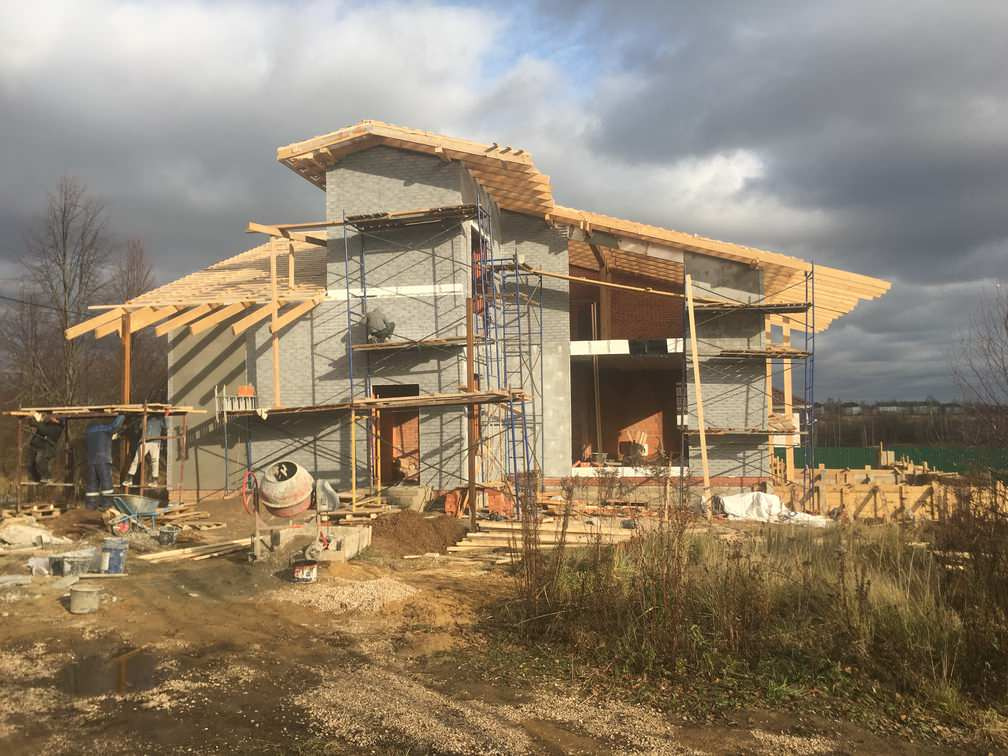 Строительство дома. Рассвет 2019 год.