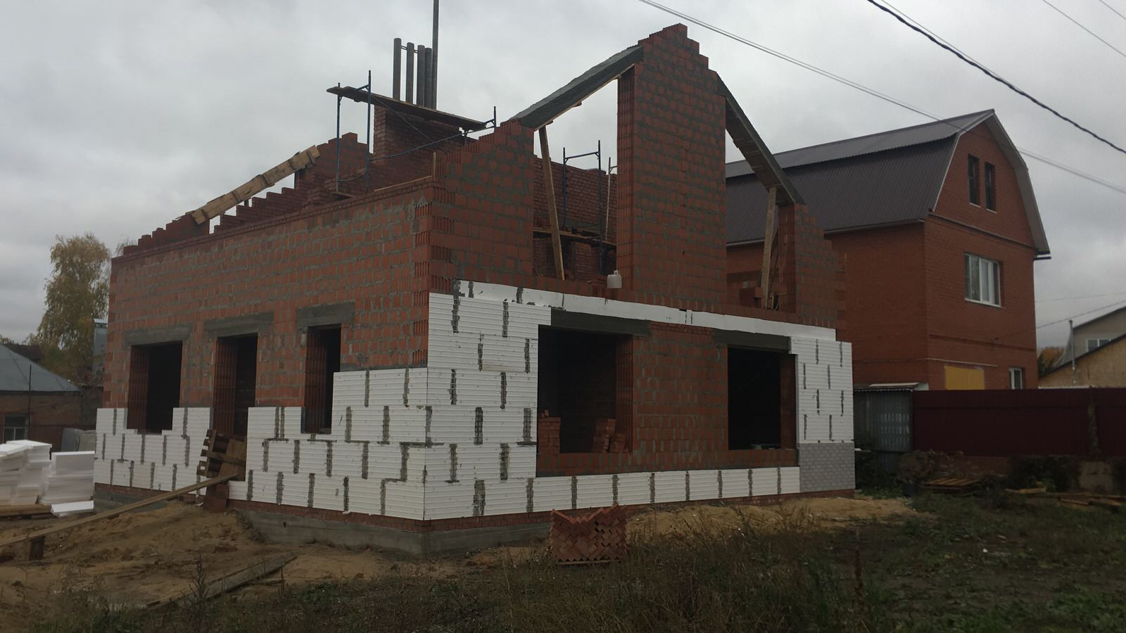 Строительство дома. Комсомольский 2019 год.