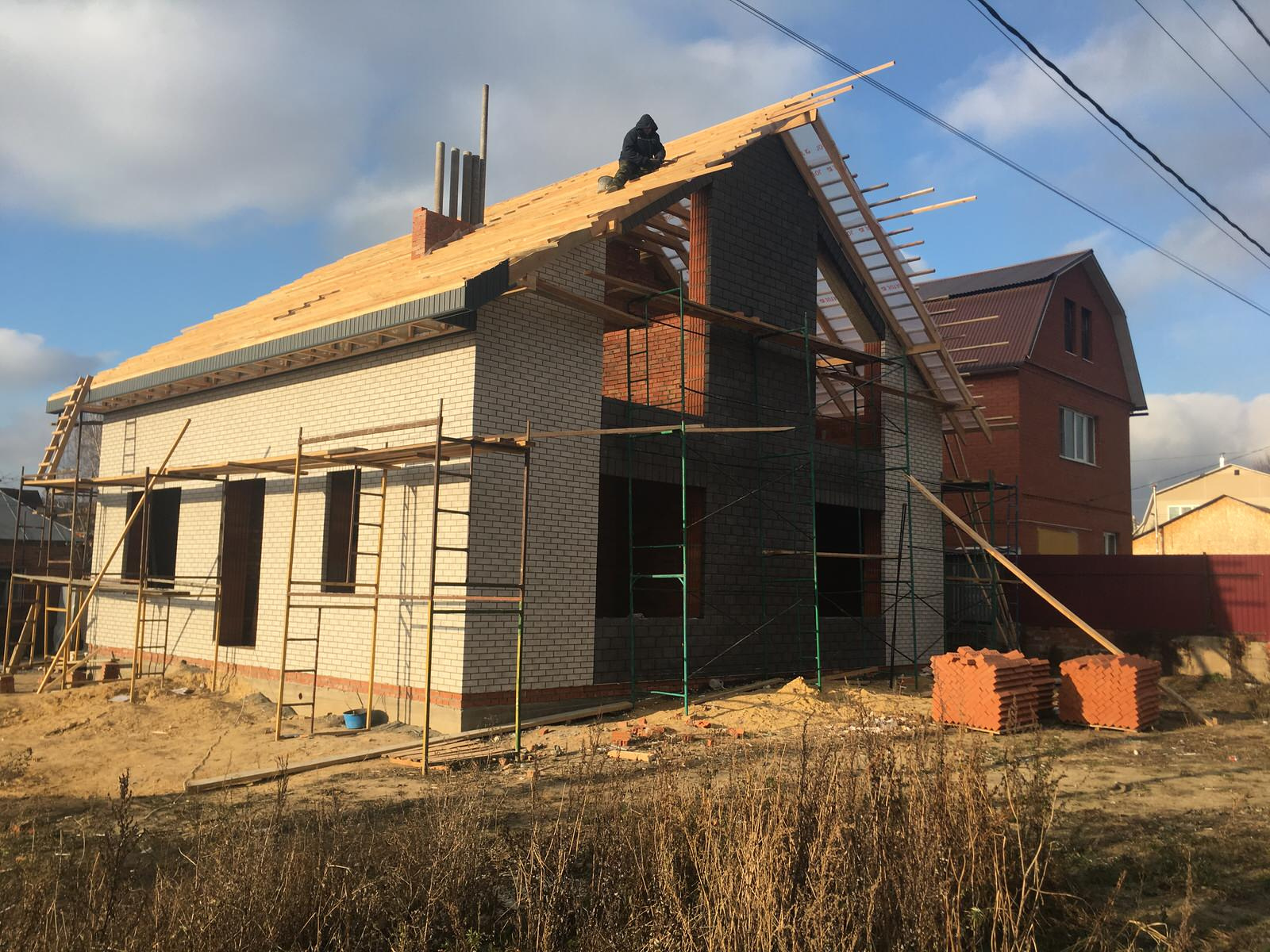 Строительство дома. Комсомольский 2019 год.