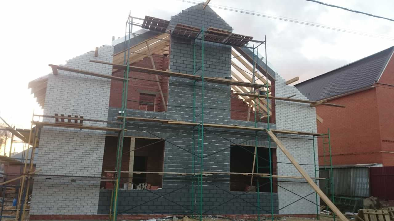 Строительство дома. Комсомольский 2019 год.