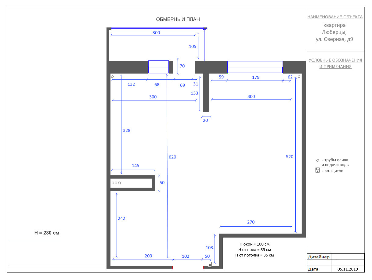 Дизайн маленькой однушки