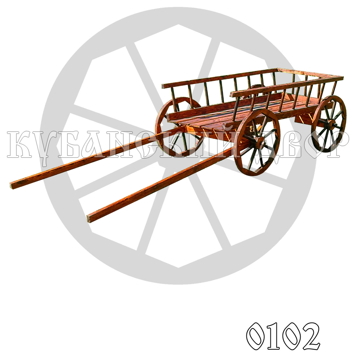 ТЕЛЕГА ДЕРЕВЯННАЯ