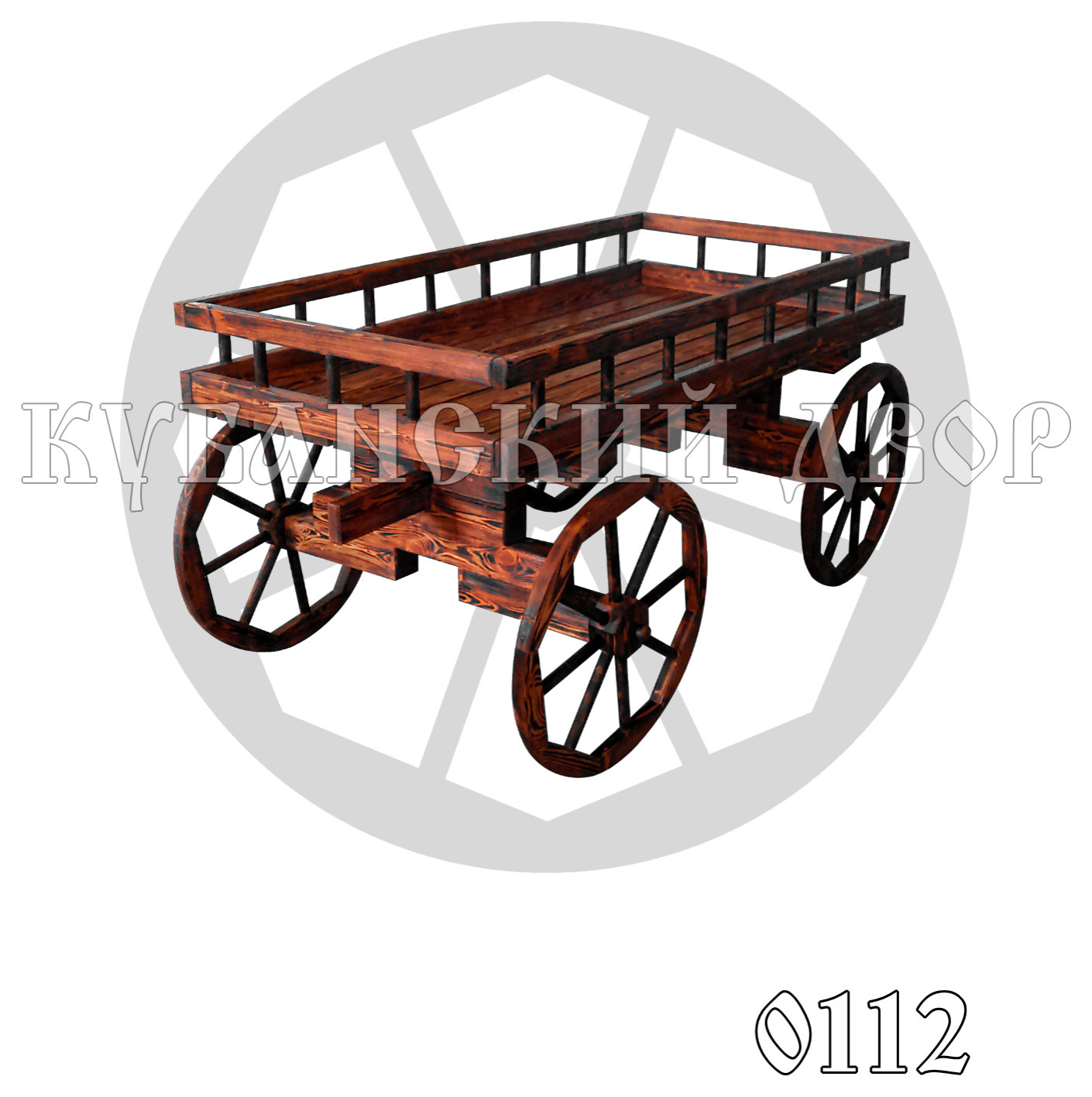 ТЕЛЕГА ДЛЯ СЕНА С БОРТАМИ