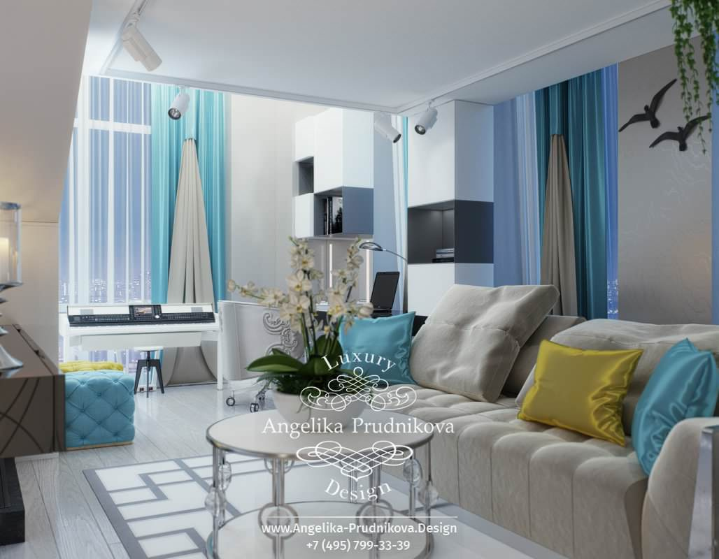 Дизайн-проект интерьера детской спальни в ЖК Art Residence