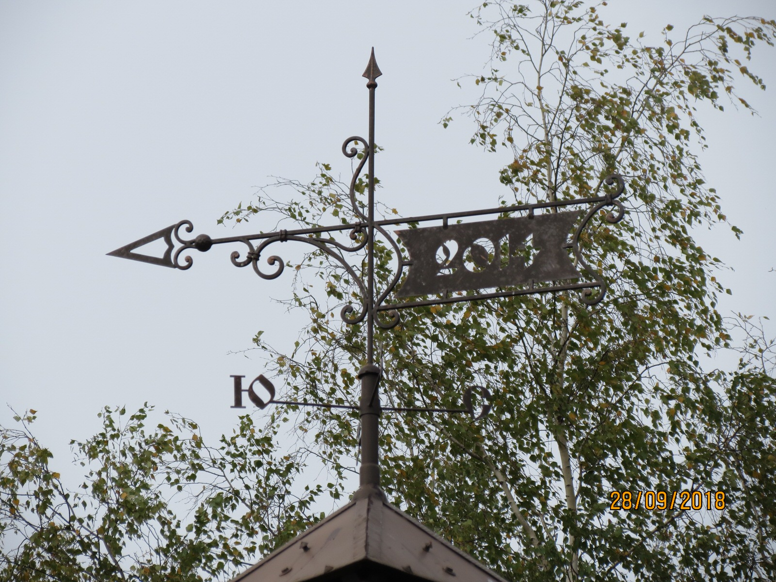 кованый флюгер