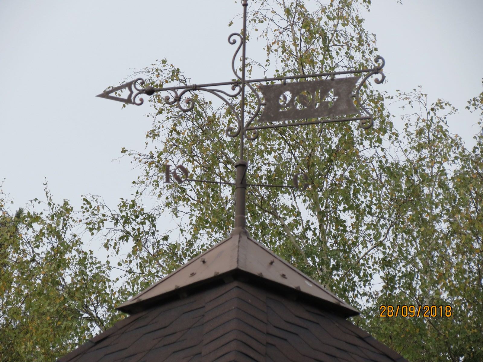 кованый флюгер