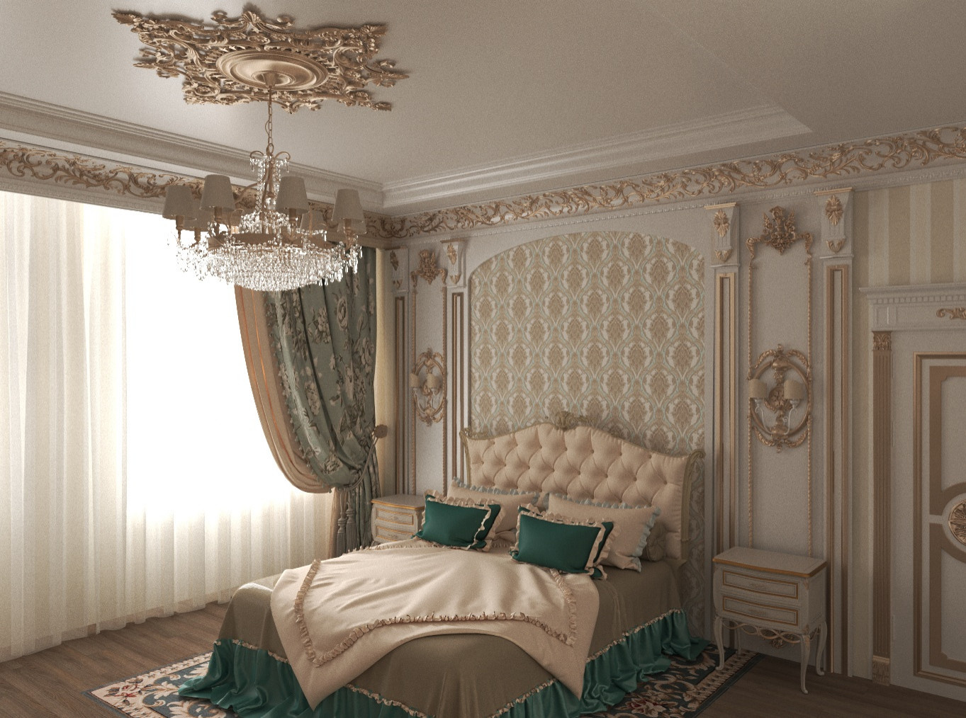 Спальня классика