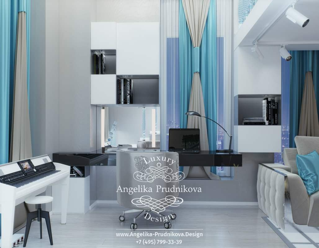 Дизайн-проект интерьера детской спальни в ЖК Art Residence