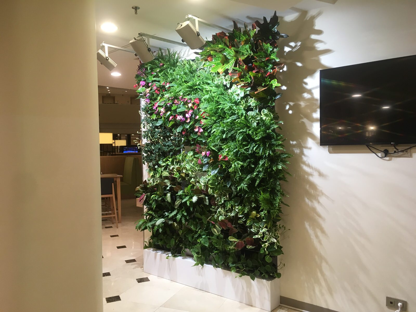 Фитостена в отеле Holiday Inn