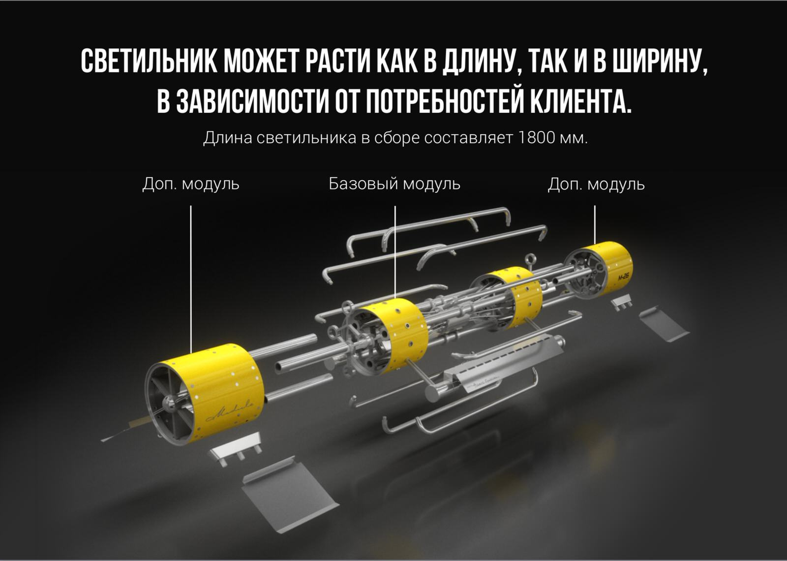 Универсальный светильник «МОДУЛЬ»