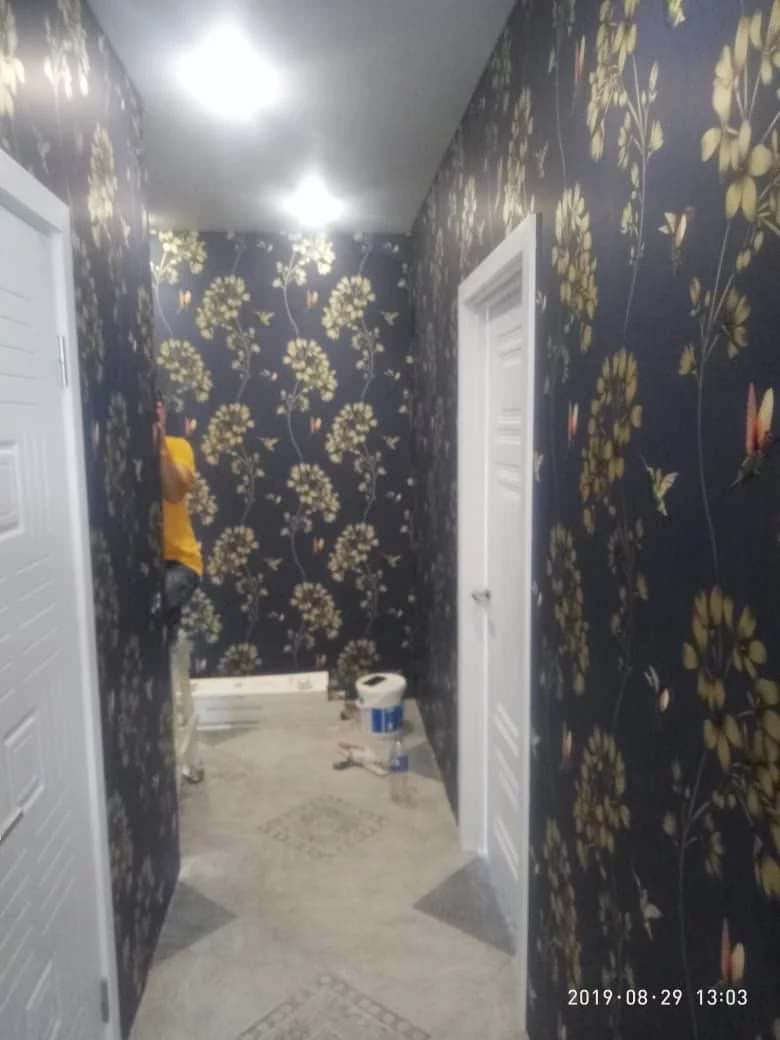 Оклейка обоев