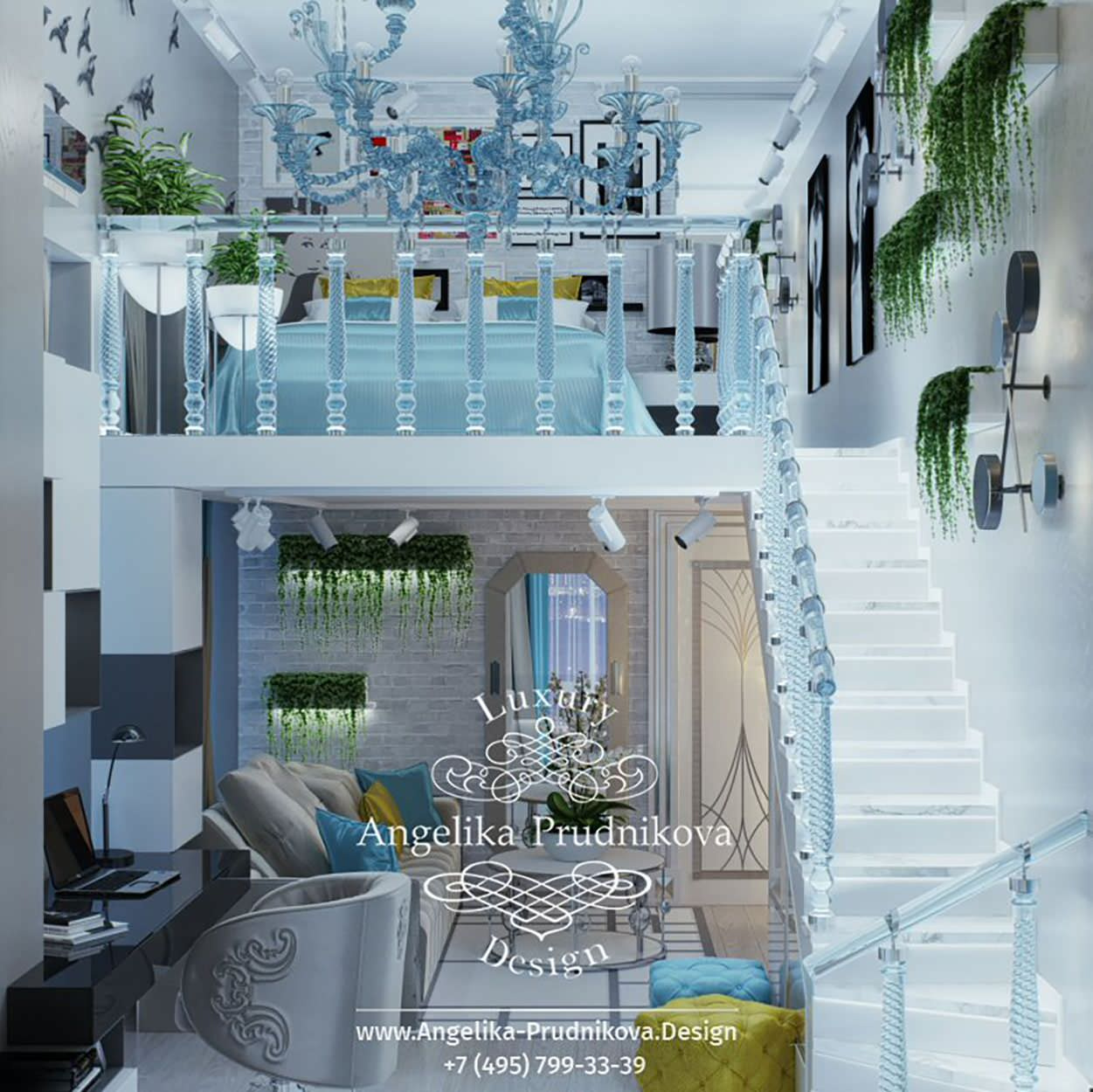 Дизайн-проект интерьера детской спальни в ЖК Art Residence