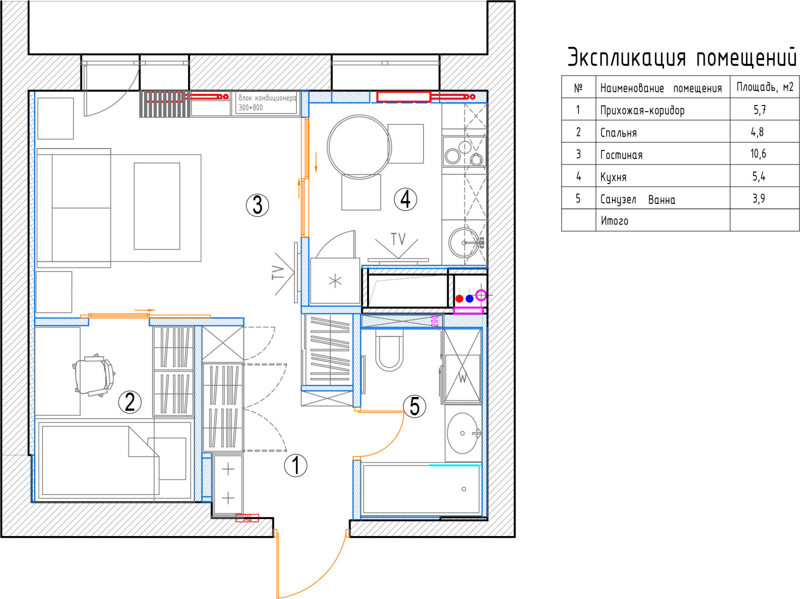 Студия 31 кв.м. ЖК"Пятницкие Кварталы"