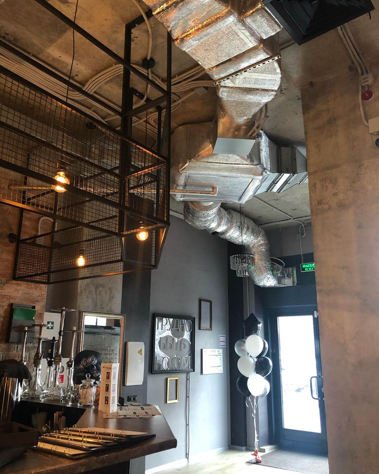 Проект вентиляции и электрики в кальянной