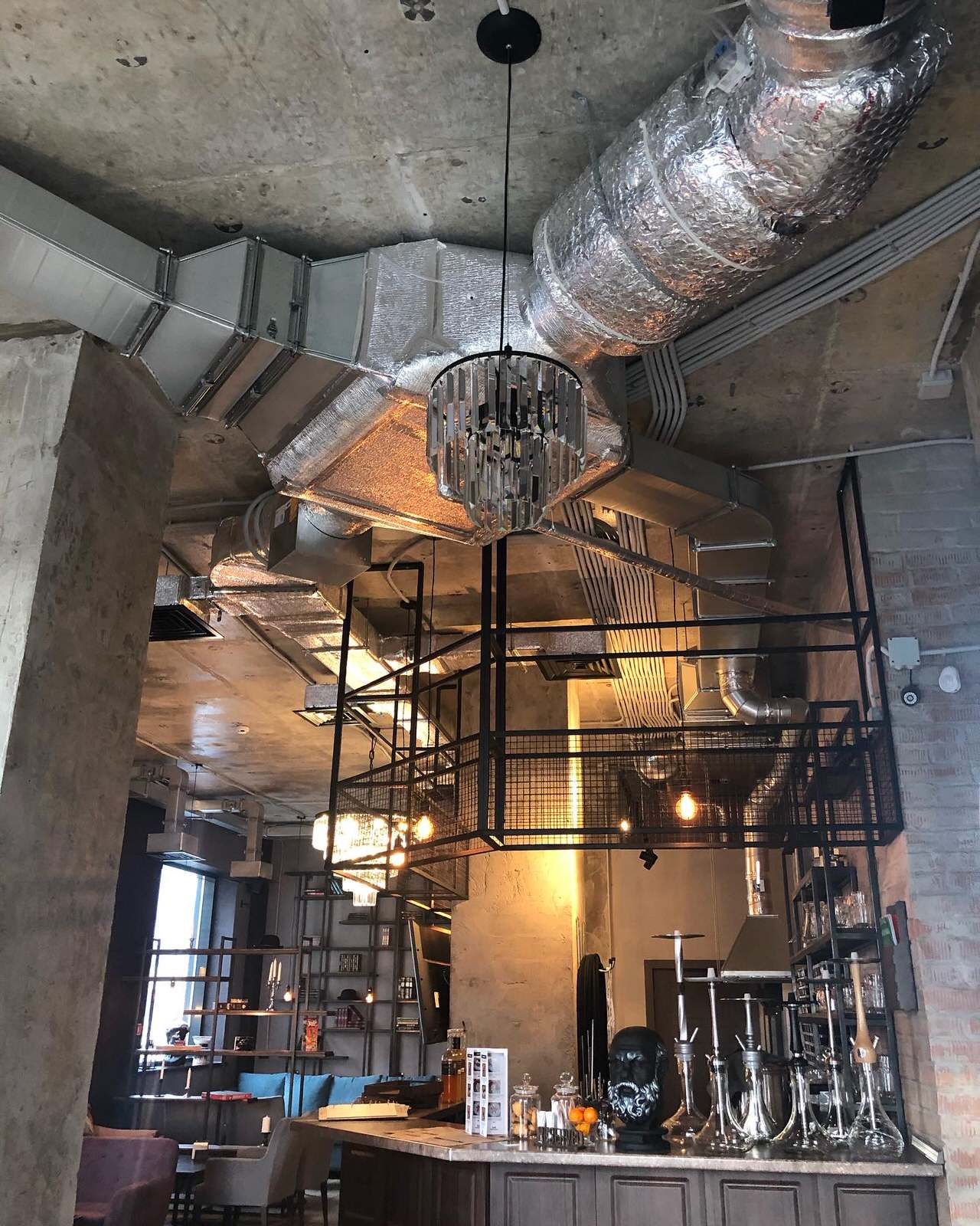 Проект вентиляции и электрики в кальянной