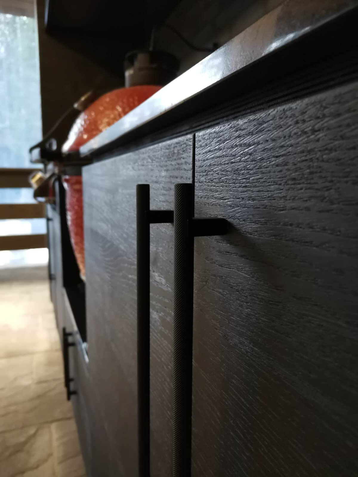 Летняя кухня в индустриальном стиле