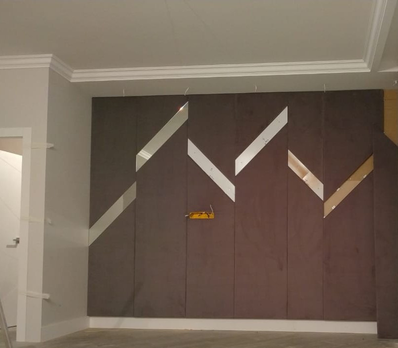 ЖК "Вивальди". "Прохладный серый". Кухня-гостиная в современном стиле. Фото