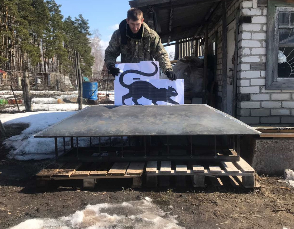Монтаж колпака на вентиляцию