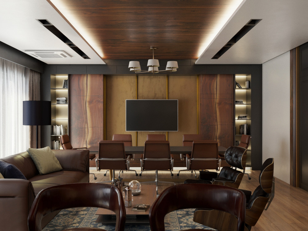 Обложка проекта: Кабинет руководителя строительной компании