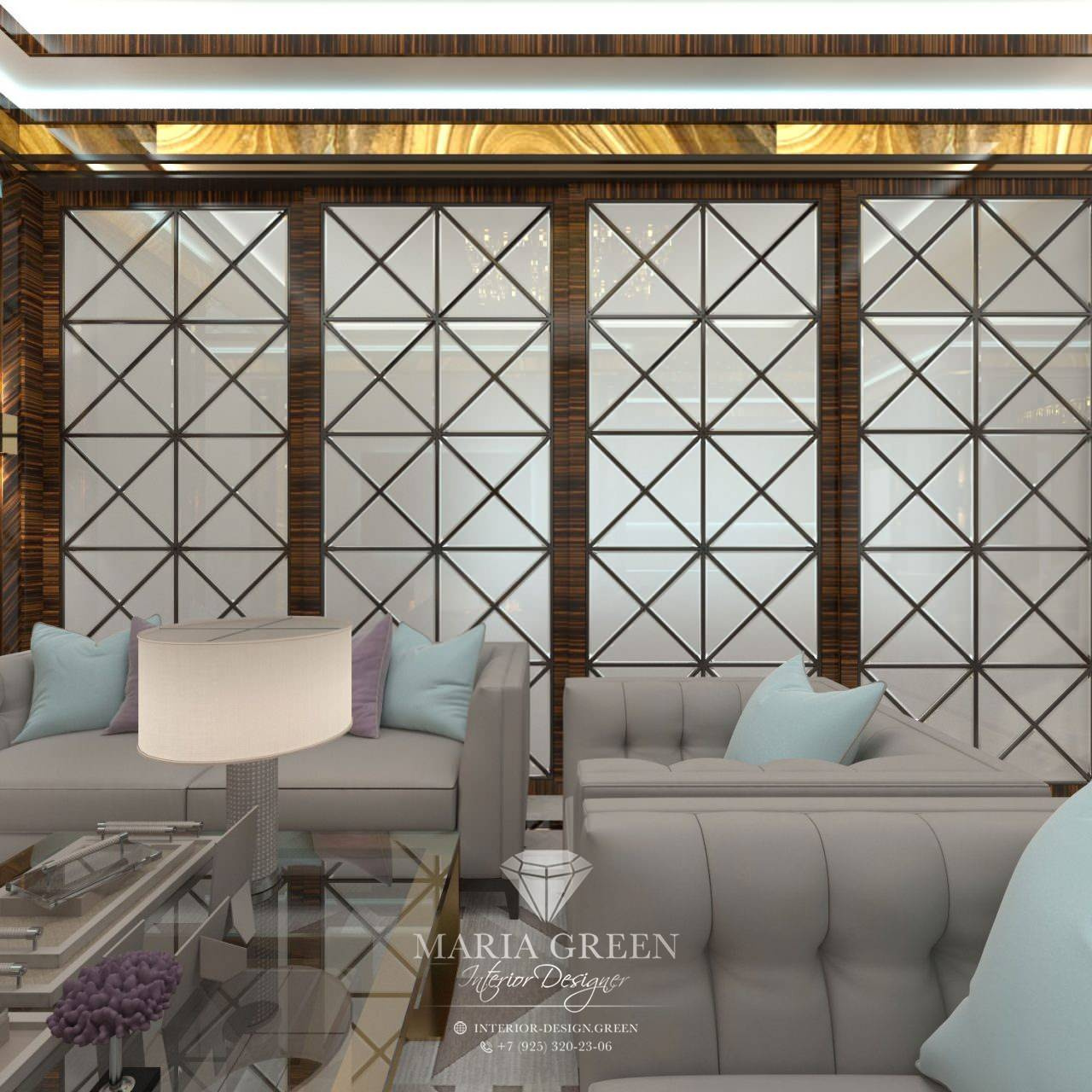 A luxurious, Art Deco-style house in the CV “Azarovo”