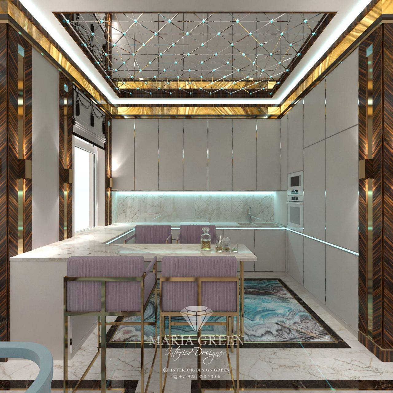 A luxurious, Art Deco-style house in the CV “Azarovo”