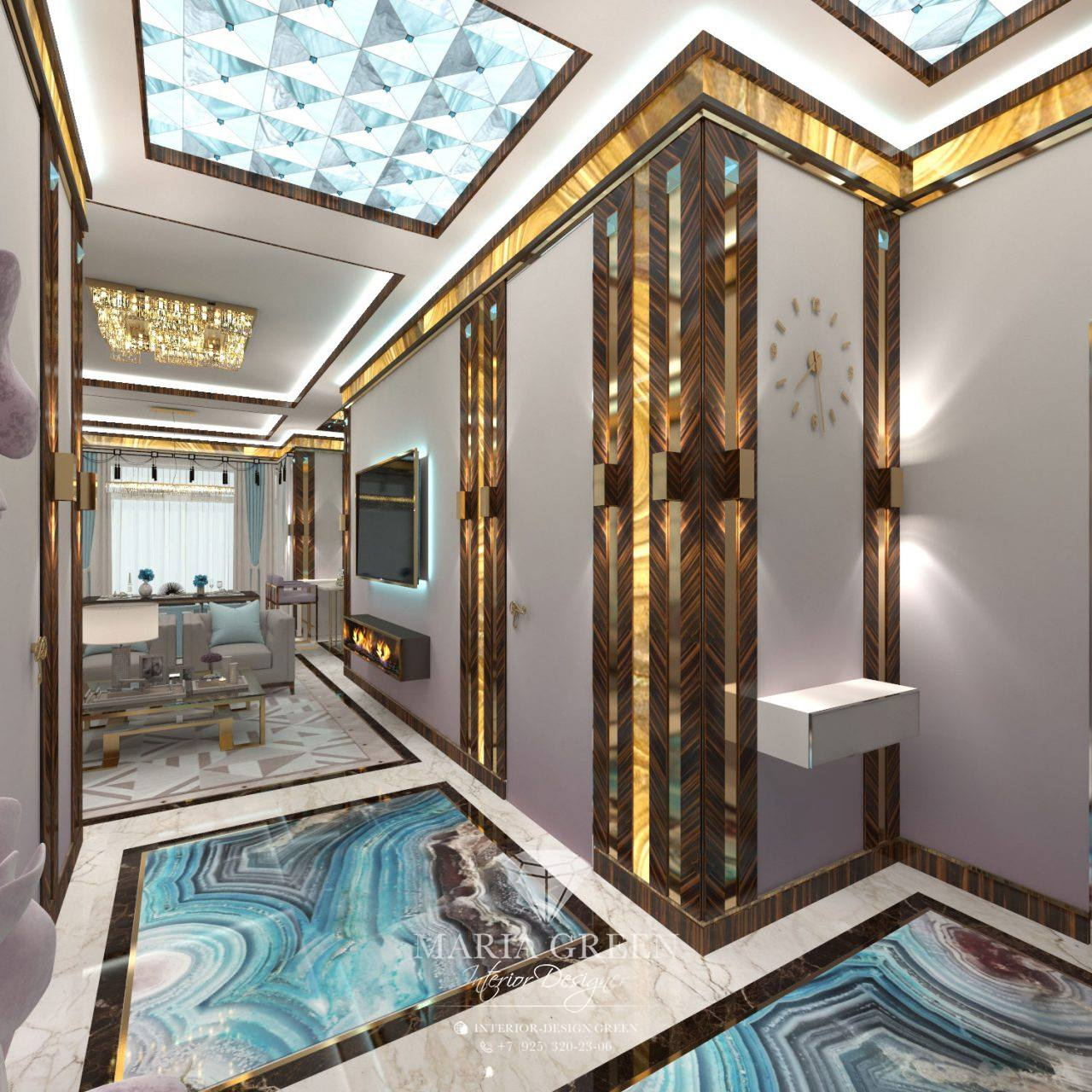 A luxurious, Art Deco-style house in the CV “Azarovo”