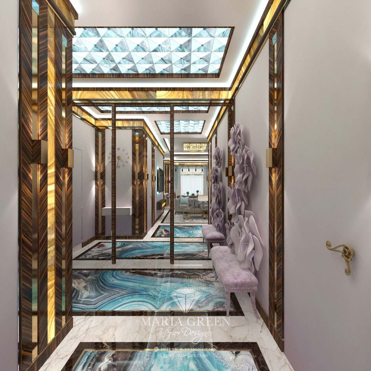 A luxurious, Art Deco-style house in the CV “Azarovo”