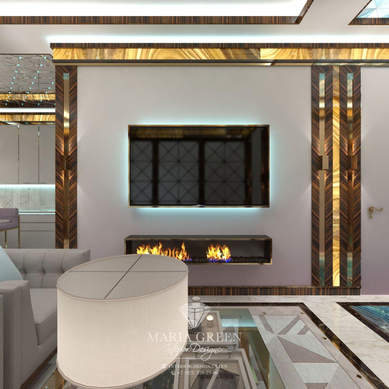 A luxurious, Art Deco-style house in the CV “Azarovo”