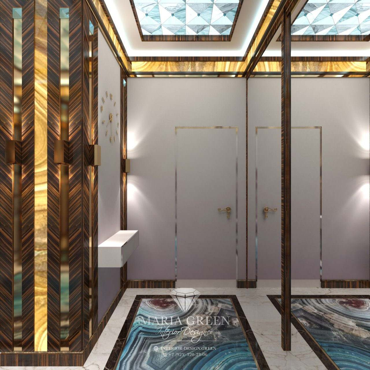 A luxurious, Art Deco-style house in the CV “Azarovo”