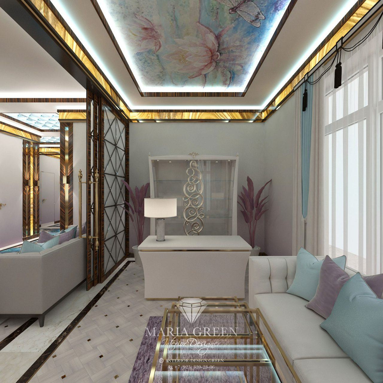 A luxurious, Art Deco-style house in the CV “Azarovo”