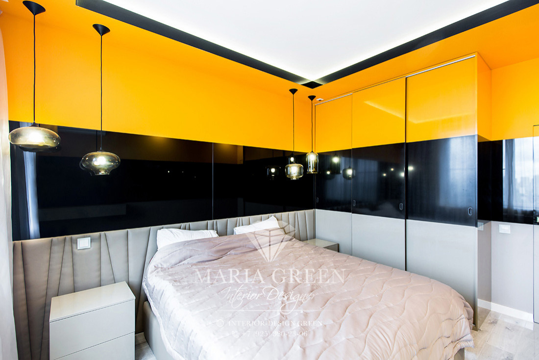 Art deco and modern in a design of the apartment