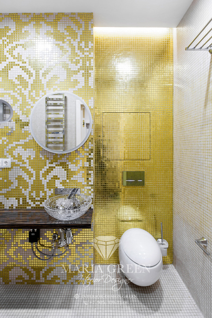 Art deco and modern in a design of the apartment