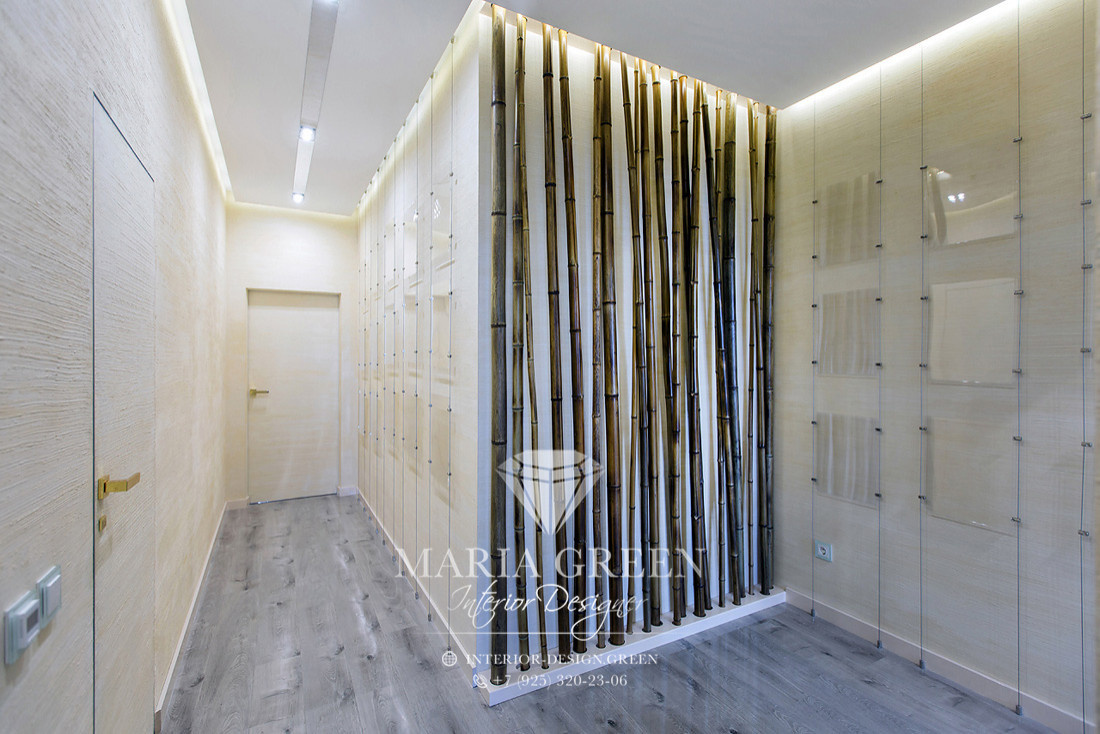 Art deco and modern in a design of the apartment