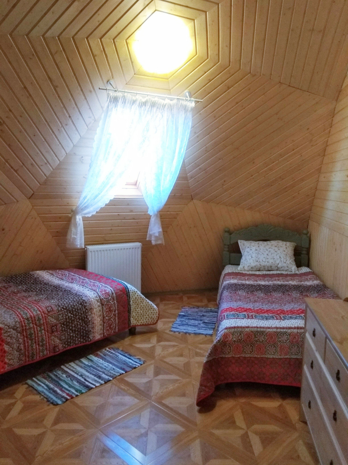 Купольный домик с интерьерами в стиле А-ЛЯ РУС