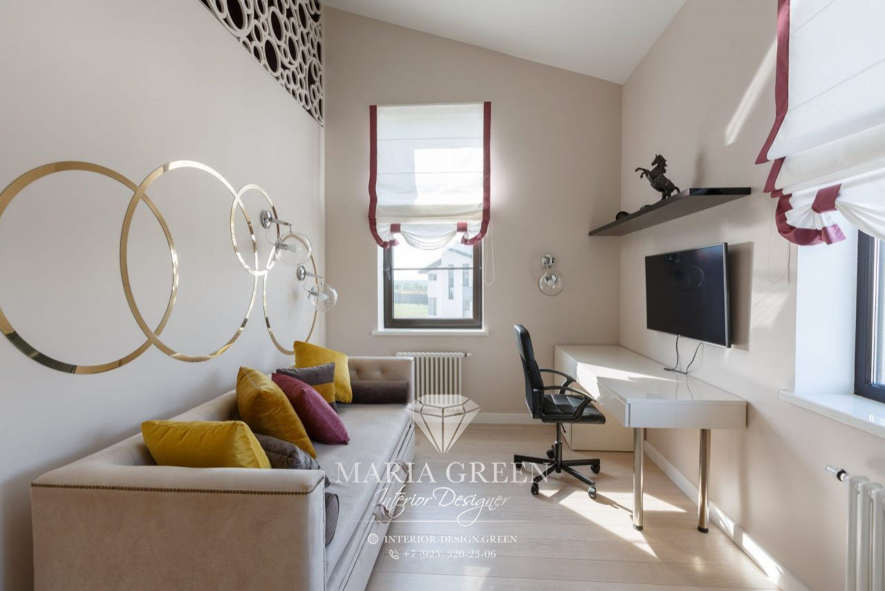 A modern house in the cottage village “High Coast”
