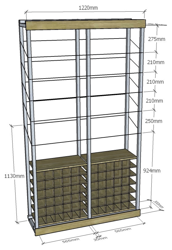 Обложка проекта: Стеллаж для вина